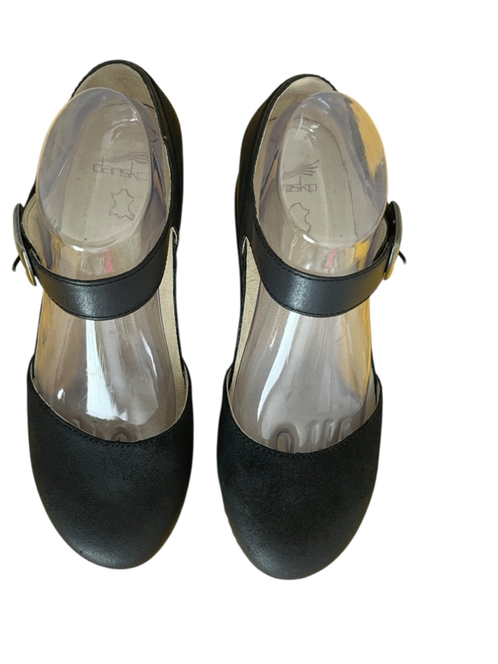 Dansko Mae Black Burnished Suede Mary Jane shoes US9 - Picture 5 of 12